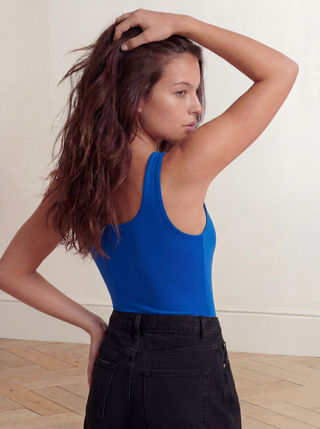 SMOOTH RIDER BOYFRIEND TANK | Blue