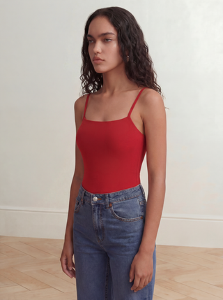 STRAPPY TANK | Red