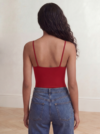 SMOOTH RIDER STRAPPY TANK | Red